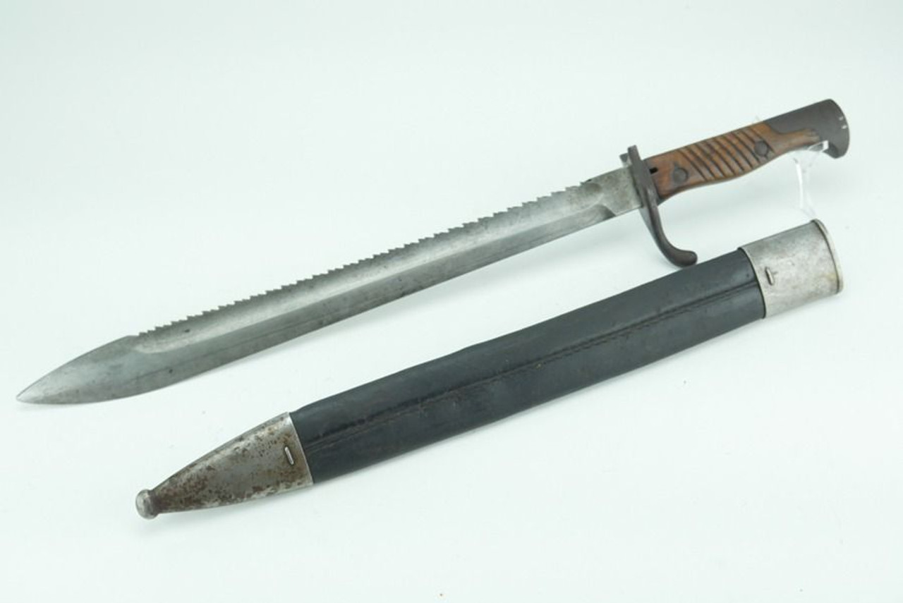 WW1 Gewehr 98 Sawback Butcher Bayonet