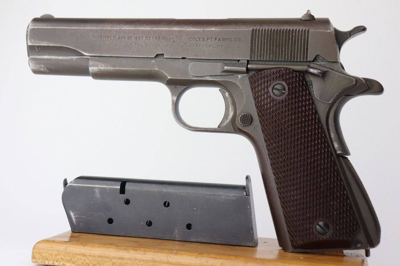 Scarce 1942 Colt M1911A1 - WB Inspector - 1