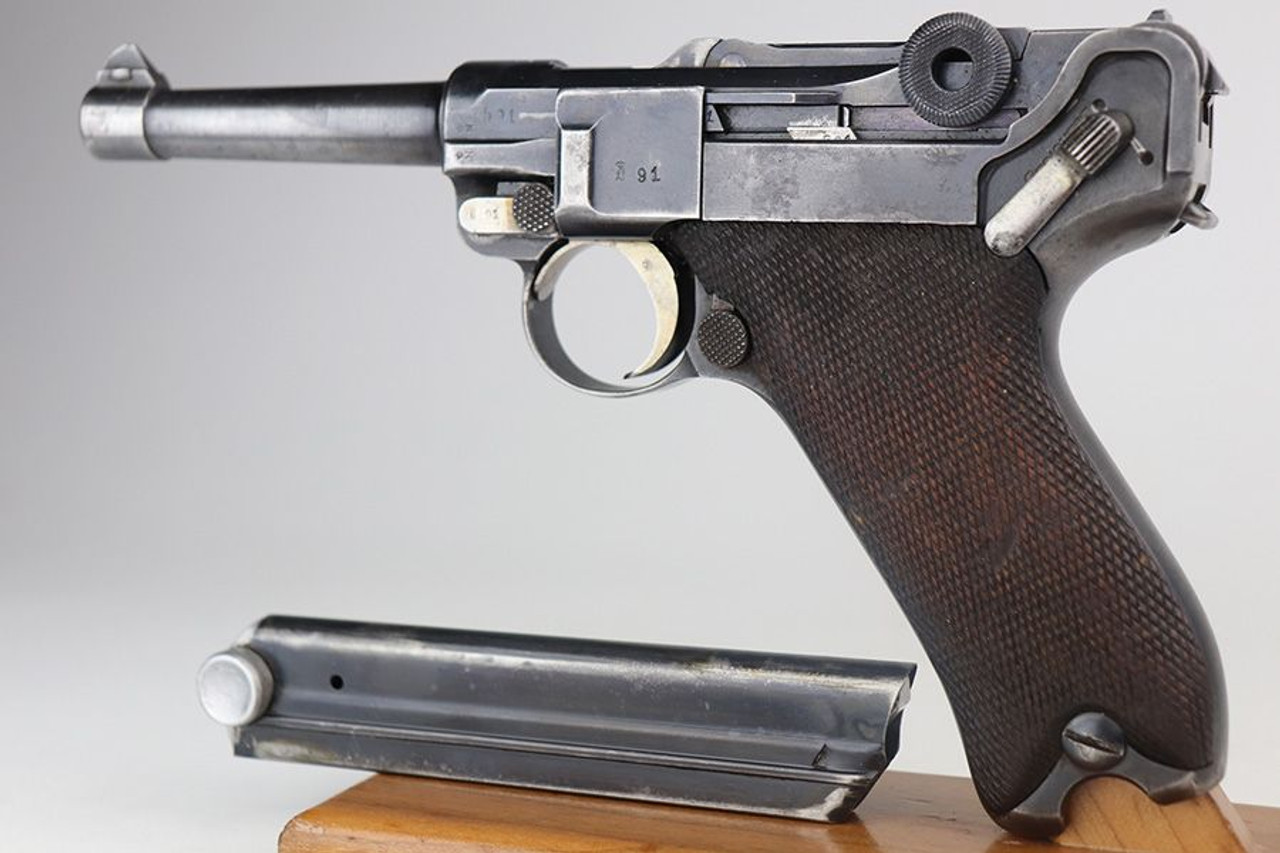 Rare Early 1911 Erfurt Luger - Luftwaffe Issued - 1