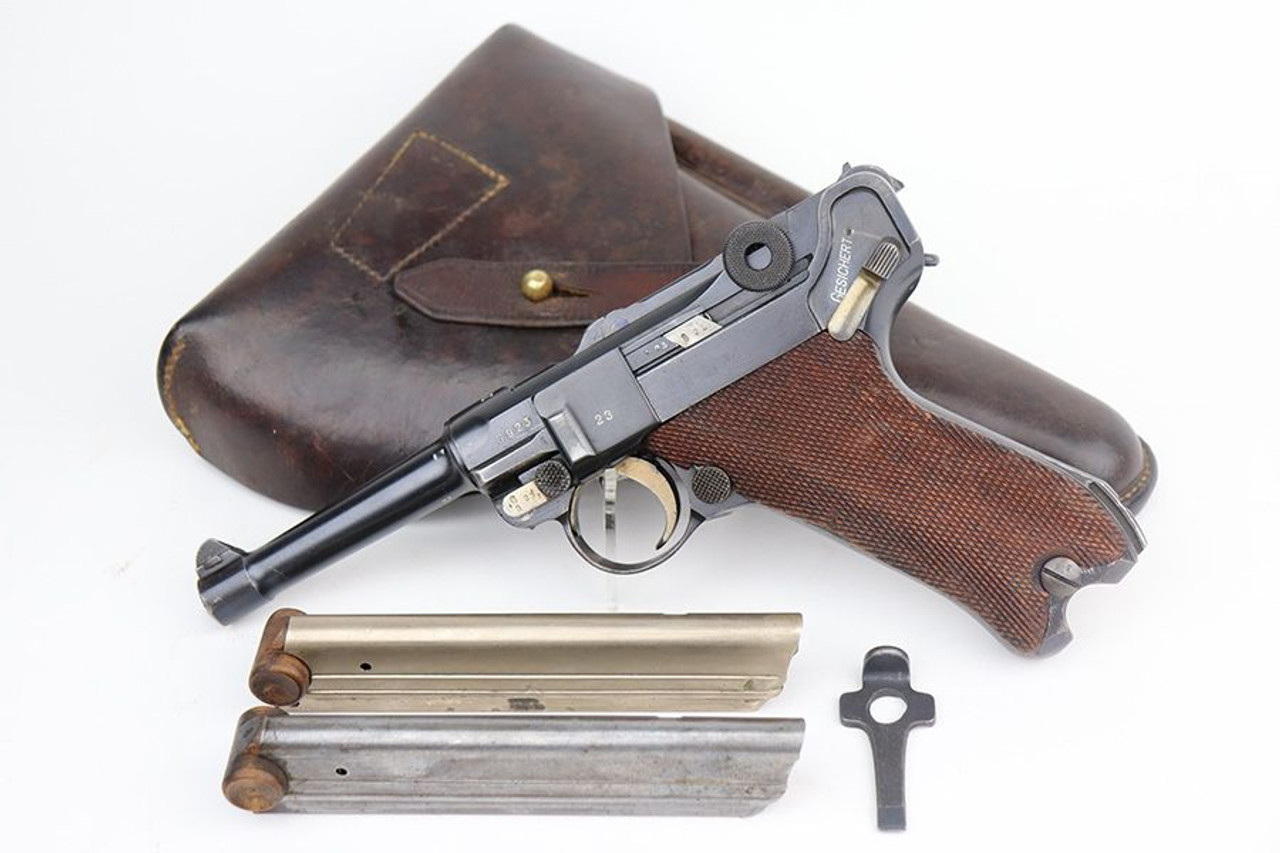 1913 Erfurt Luger Rig - Rare Portuguese Holster - 1