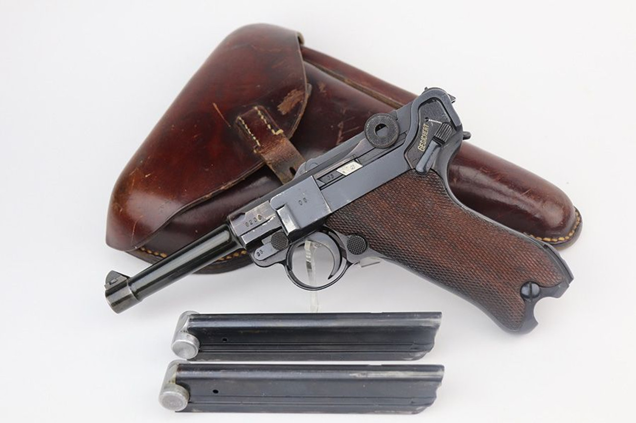 1937 Nazi Mauser Luger - Matching Mag and Holster - 1