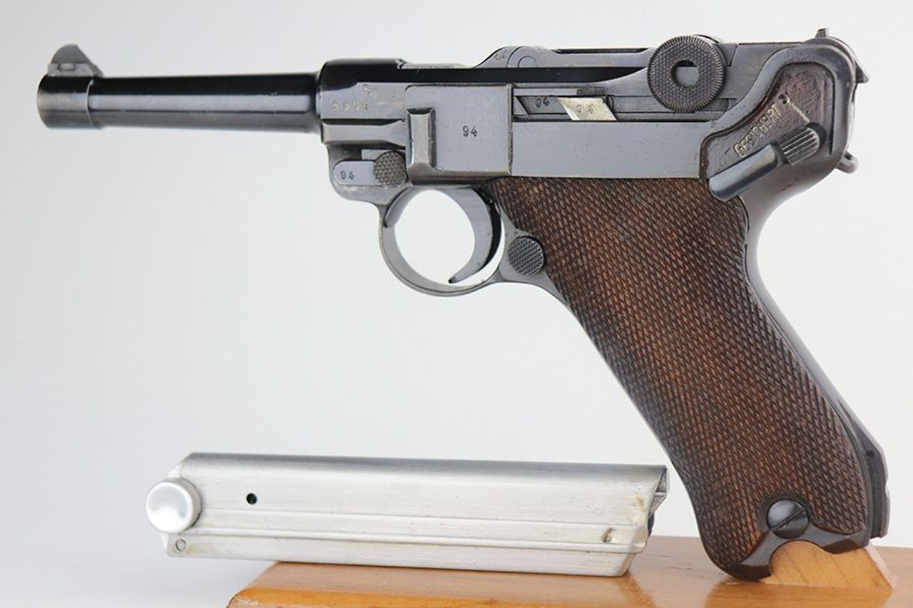 Excellent 1942 Mauser Banner Luger - Police Eagle/L - 1