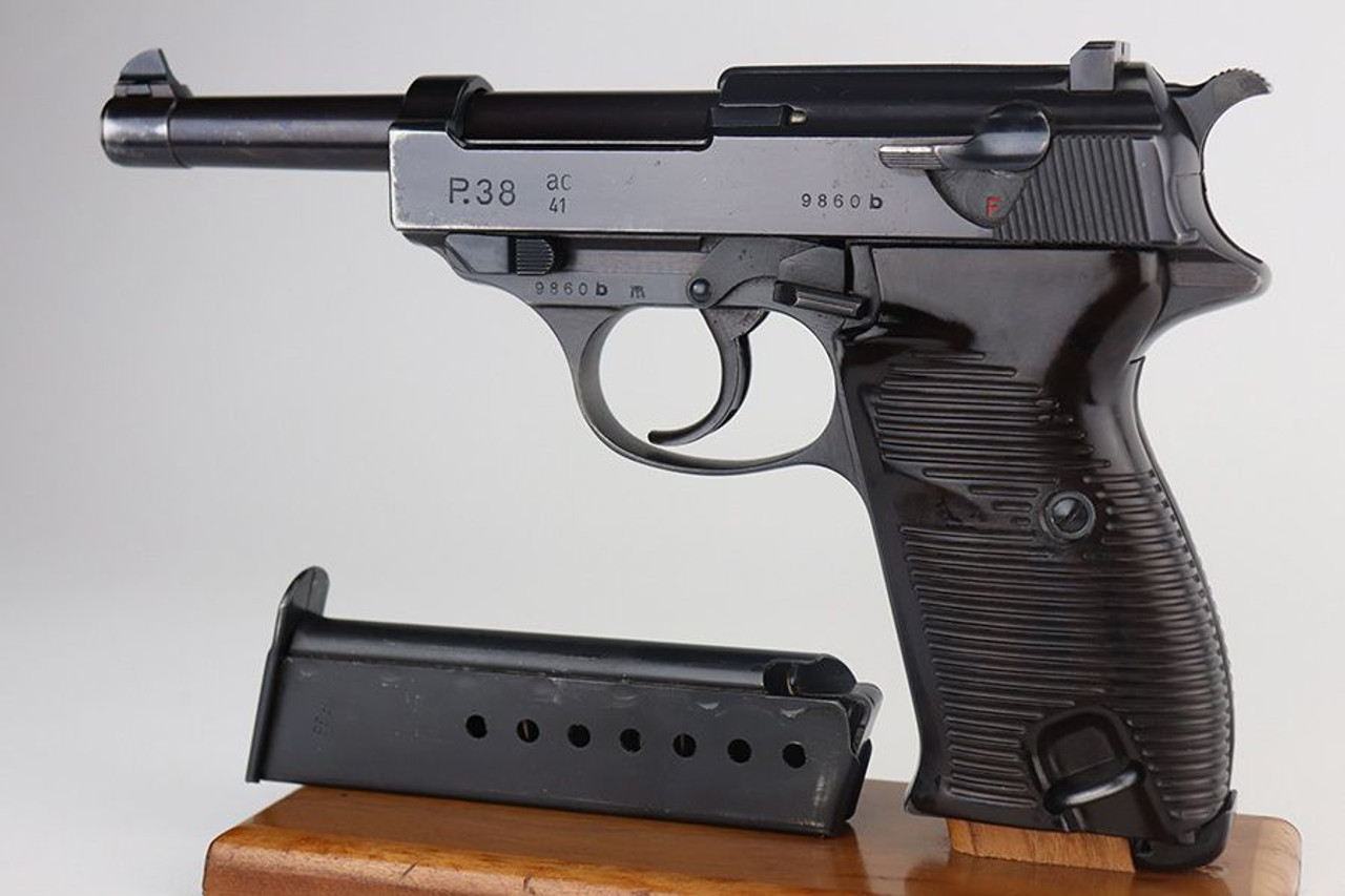 Excellent 1941 Nazi Walther P.38 - Matching Magazine - 1