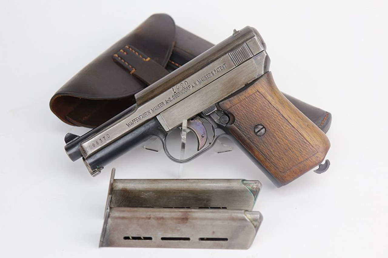 Police-Reworked Mauser M1914 Rig - Matching Holster - 1