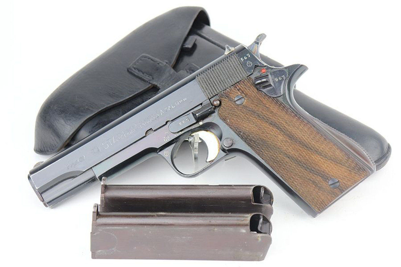 West German Police Star B Rig - Matching Magazines & Holster - 1