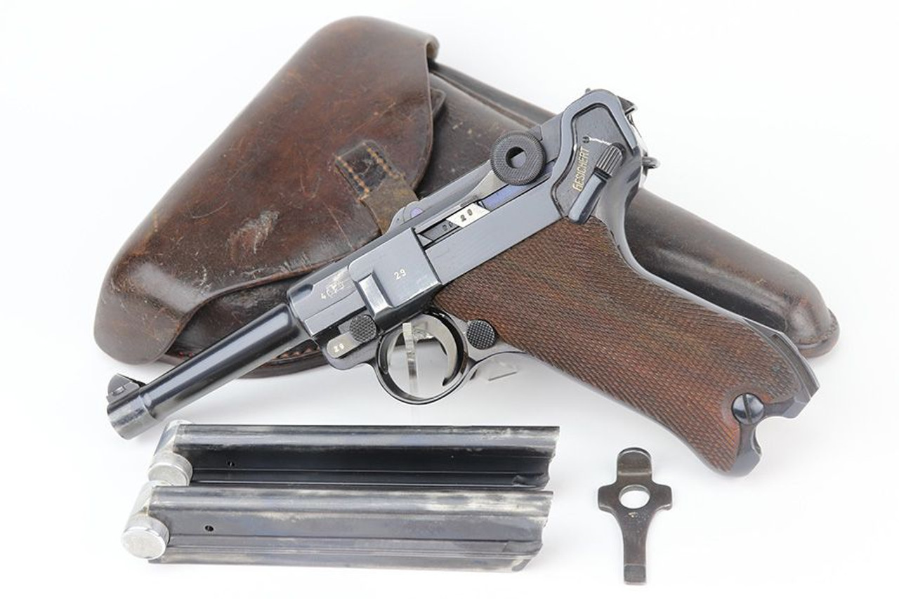 Minty 1937 Mauser Luger Rig - Two Matching Magazines - 1