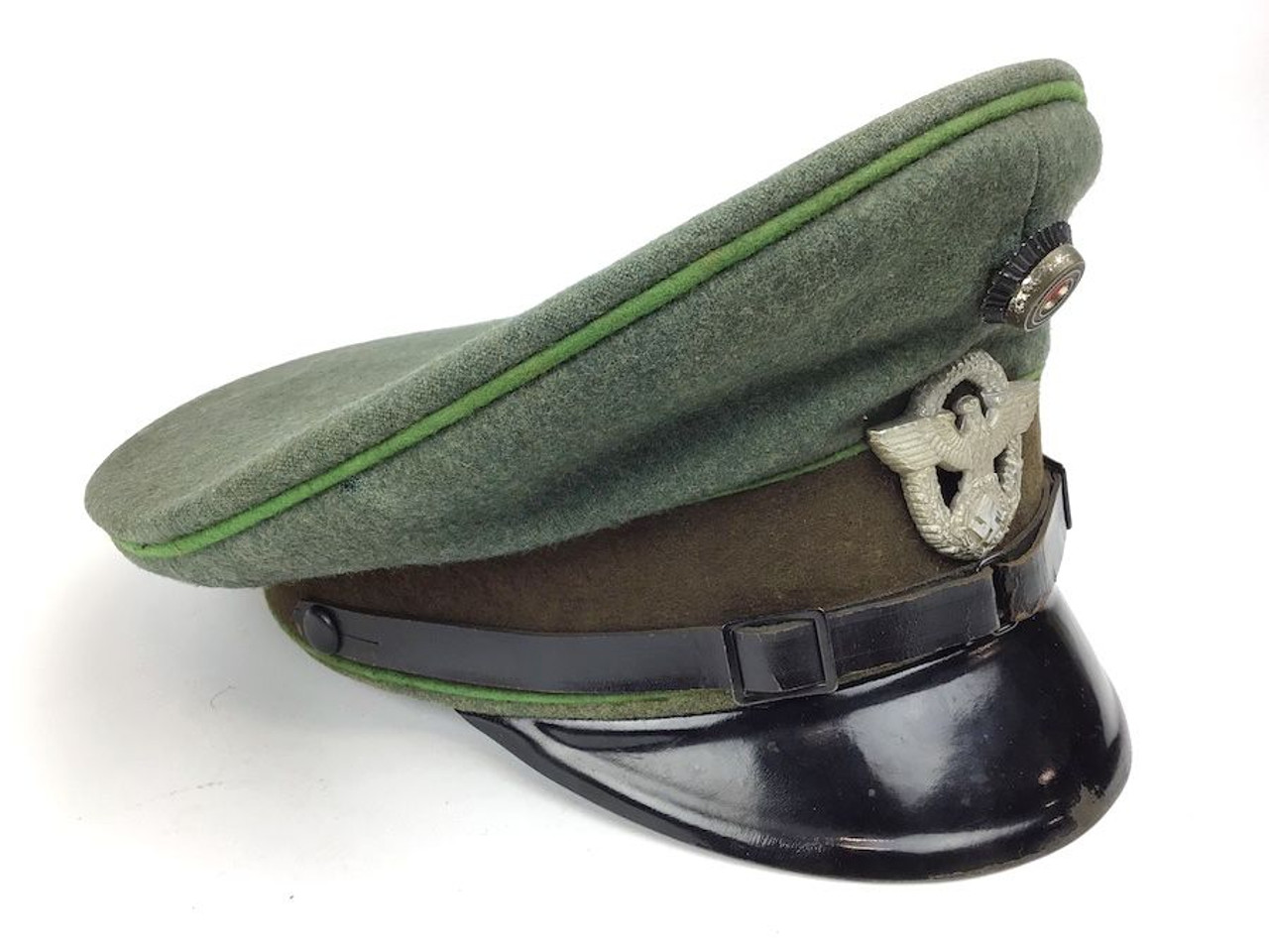 WW2 Ordnungspolizei Police Visor Hat - 1