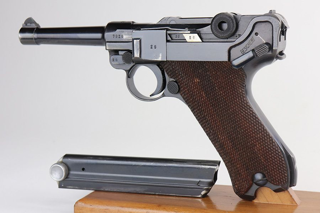 Exceptionally Rare 1939 Mauser Banner Luger - Police Eagle K - Matching Mag - 1