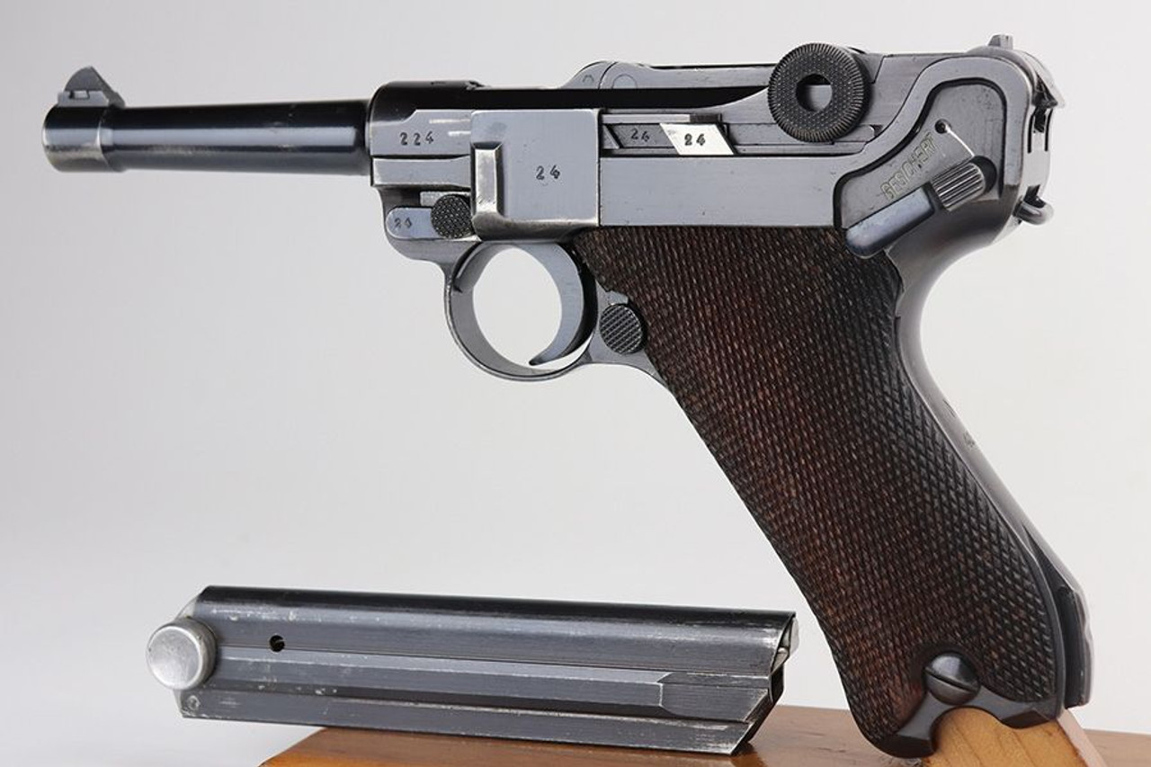Rare 1938 Navy Mauser Luger - Matching Magazine - 1