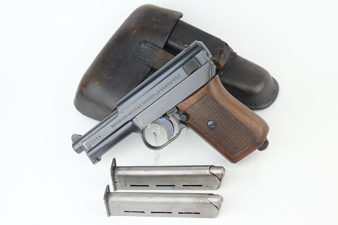 Excellent Police Mauser M1914 Rig - Two Matching Magazines - 1