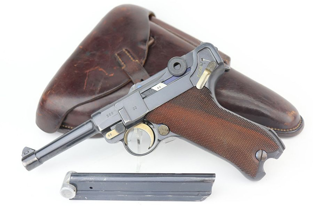 Excellent 1936 Nazi Mauser Luger Rig - Matching Magazine - 1