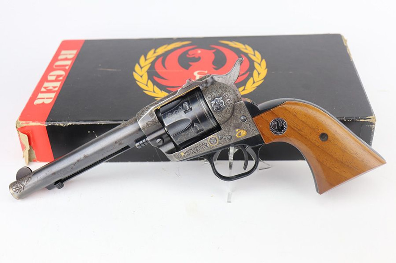 Boxed, Engraved Ruger Single Six Revolver - 1