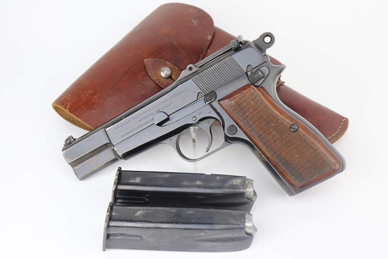 Nazi Browning Hi Power Rig - Tangent Sight - 1