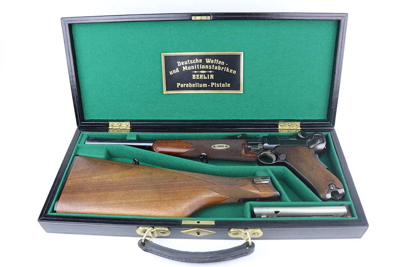 Rare DWM Model 1902 Luger Carbine Rig - Matching Stock - 1