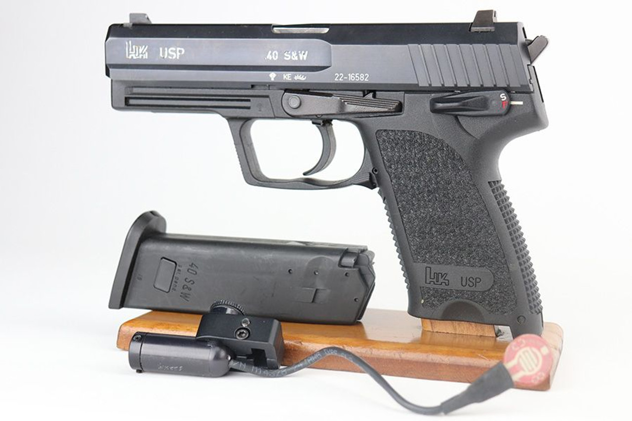 HK USP 40 Semi Auto Pistol - With Laser - 1