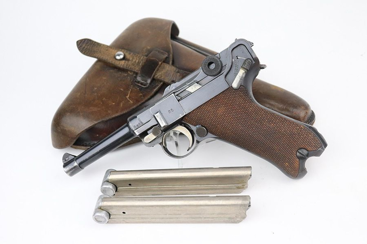 DWM Police Luger Rig - Two Matching Magazines - 1