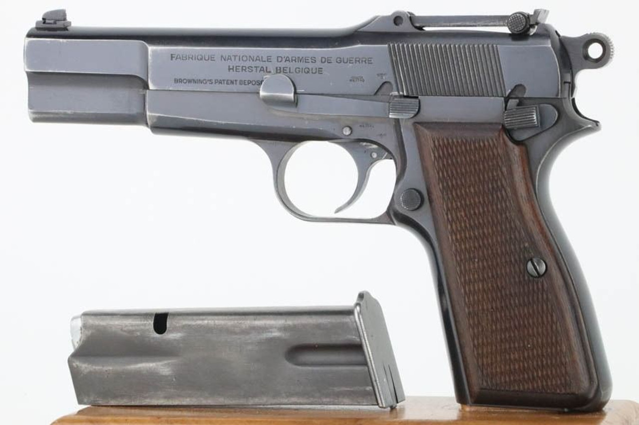 Nazi FN Browning High Power - Tangent Sight