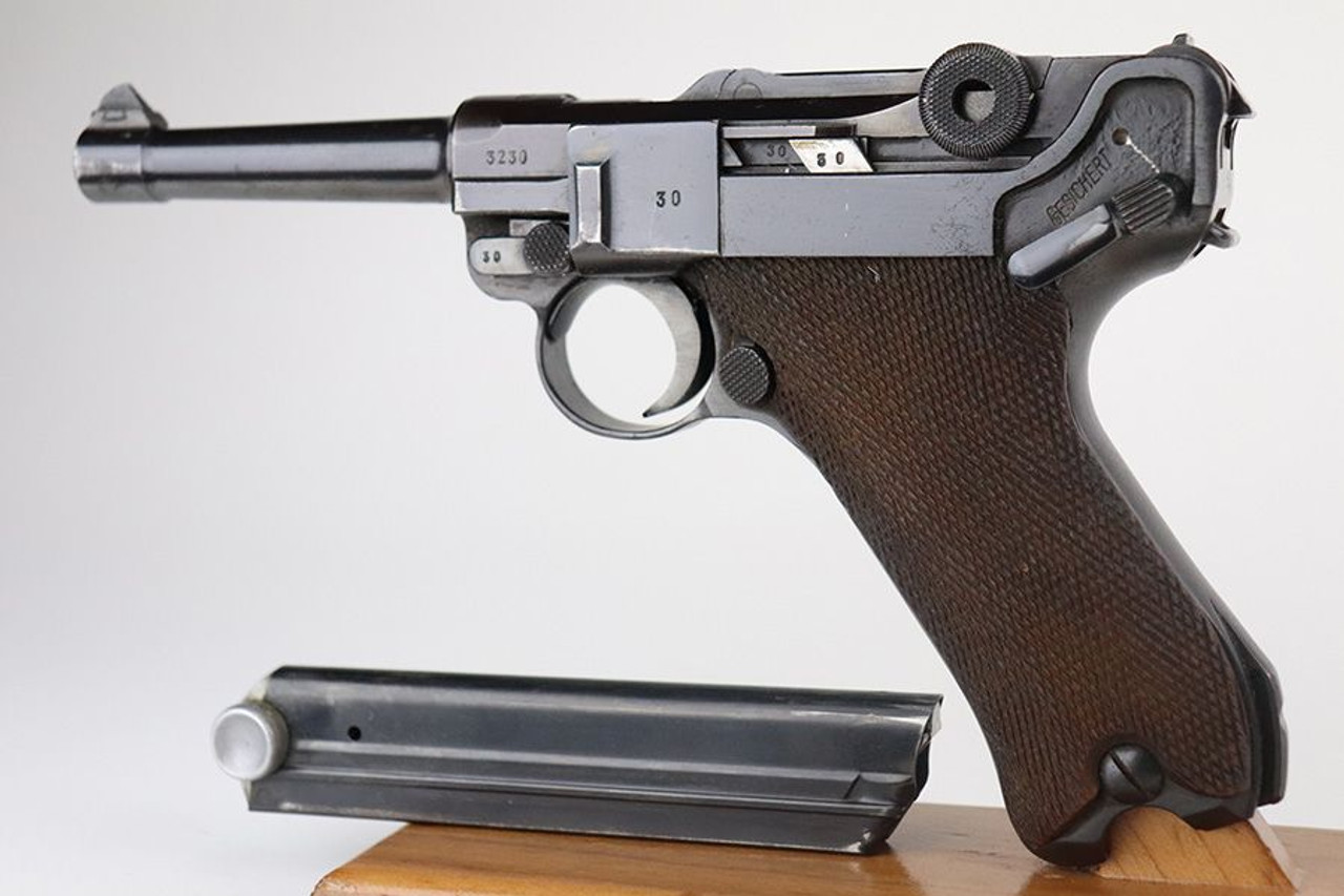 Excellent 1939 Nazi Mauser Luger - Matching Magazine - 1