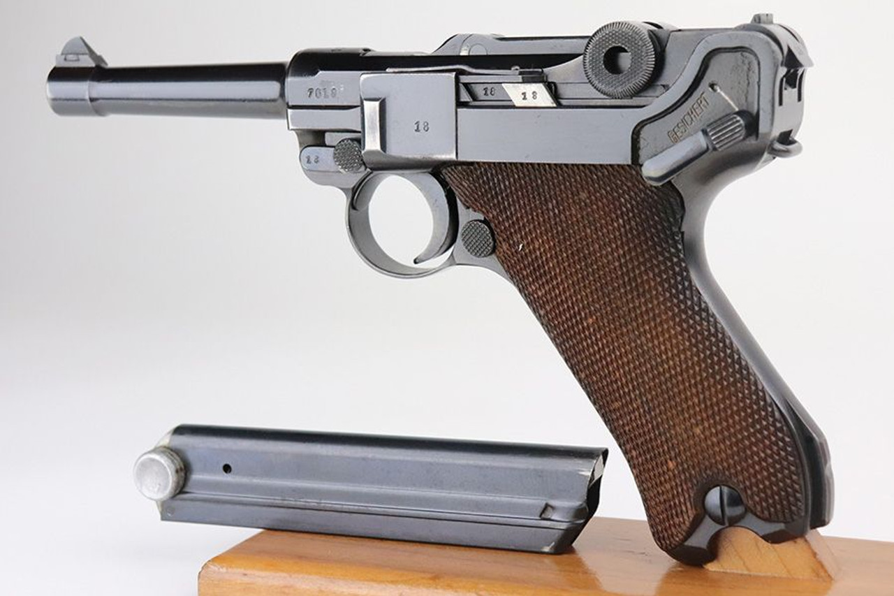 Exceptionally Rare 1939 Mauser Banner Luger - Police Eagle K - 1
