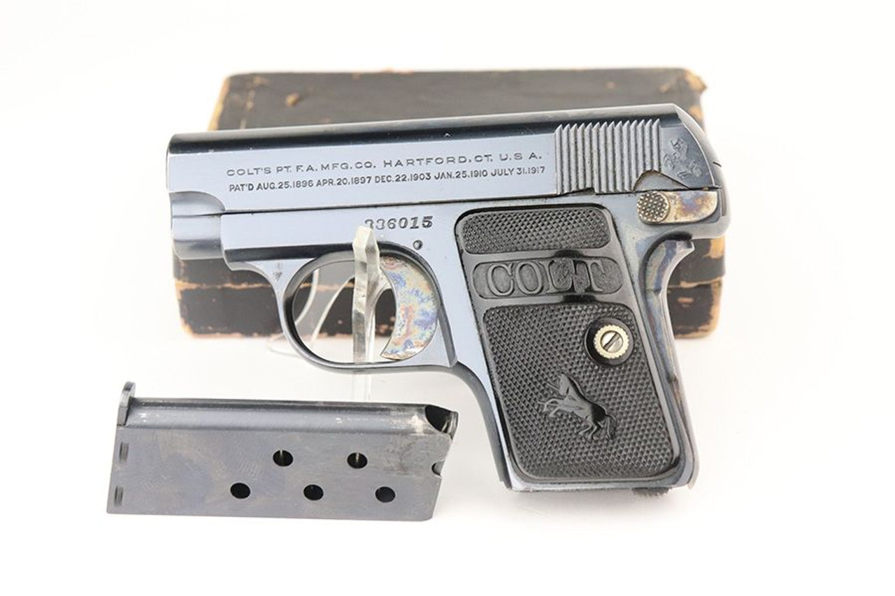 Gorgeous Boxed Colt M1908 Vest Pocket - 1924 Mfg - 1