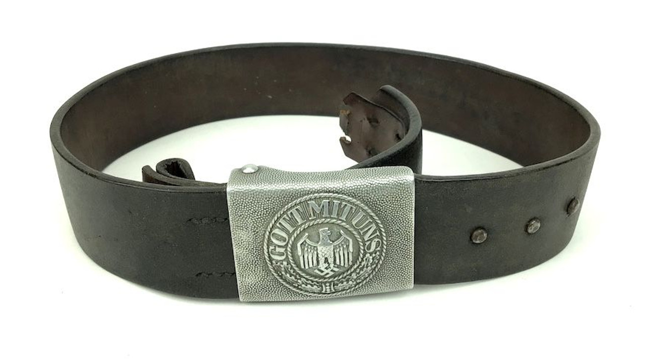 Gott Mit Uns Black Belt and Buckle - 1
