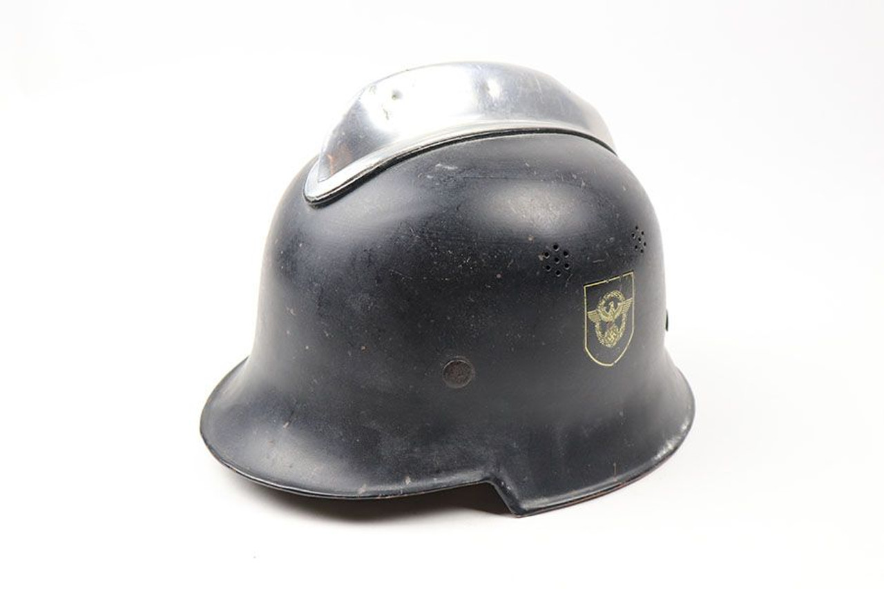 Nazi Fire Police Helmet with Comb - 1