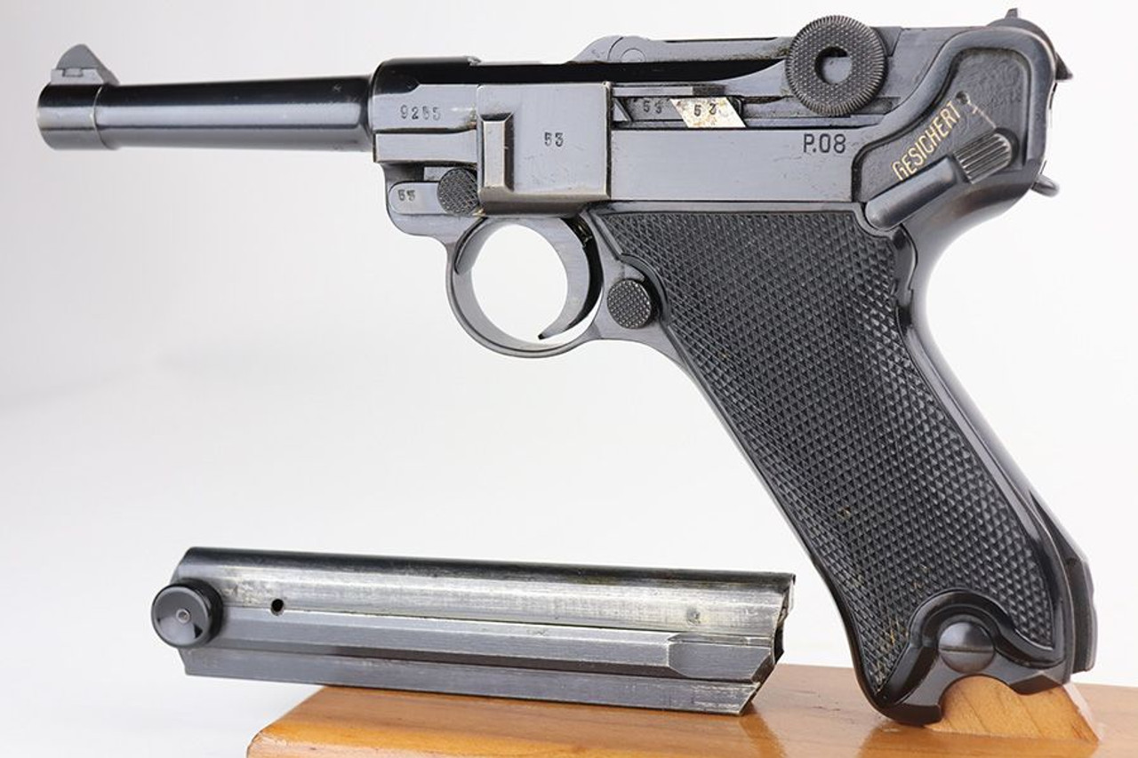Excellent Nazi Black Widow Luger - 1