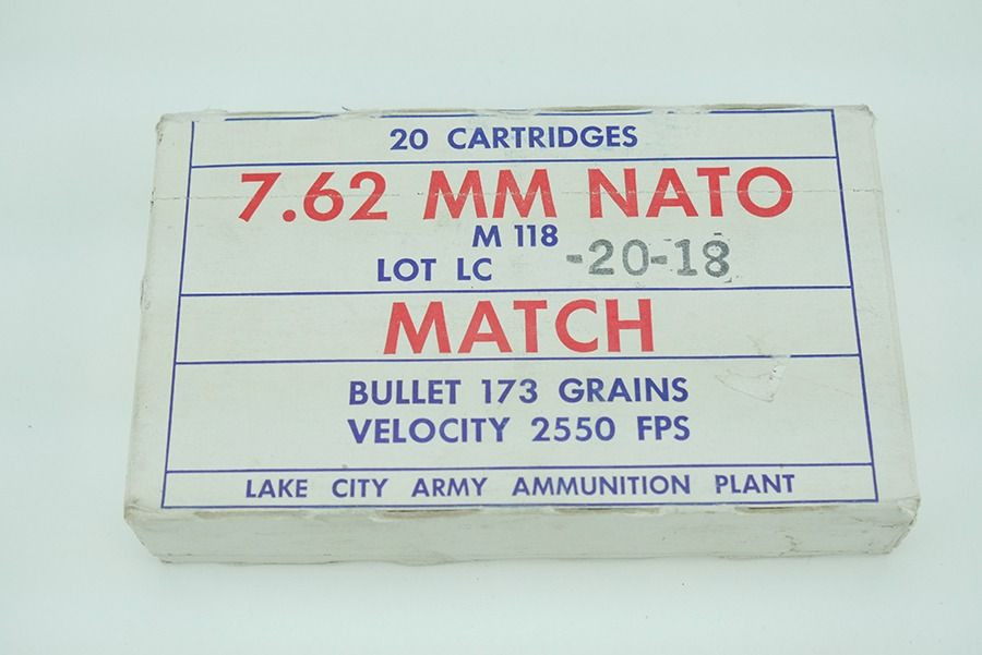 National Match 7.62 Ammo - 2 Boxes
