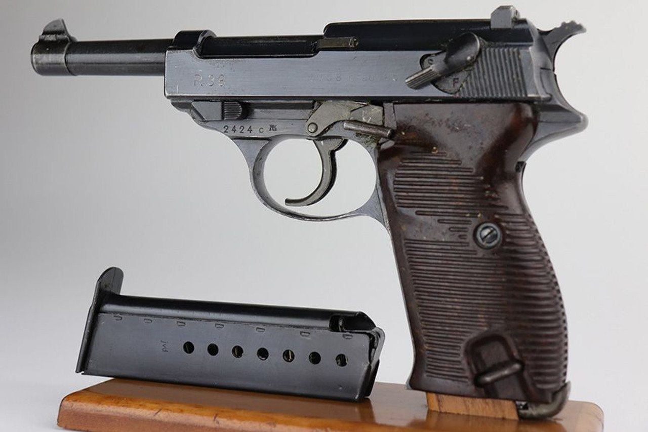 Excellent, End-of-War Walther P.38 - GI Mismatch - 1