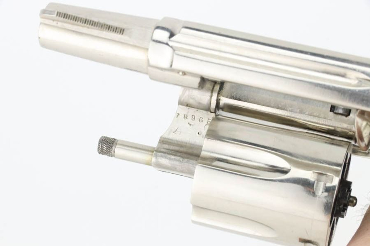 SOLD - Boxed, Nickel Smith & Wesson Model 36 - .38 Spl