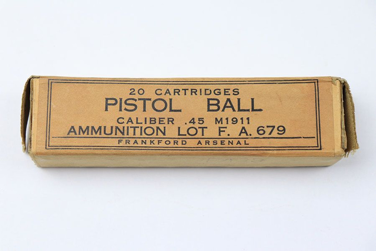 Unopened Box of WW2 .45 Ammo - 1