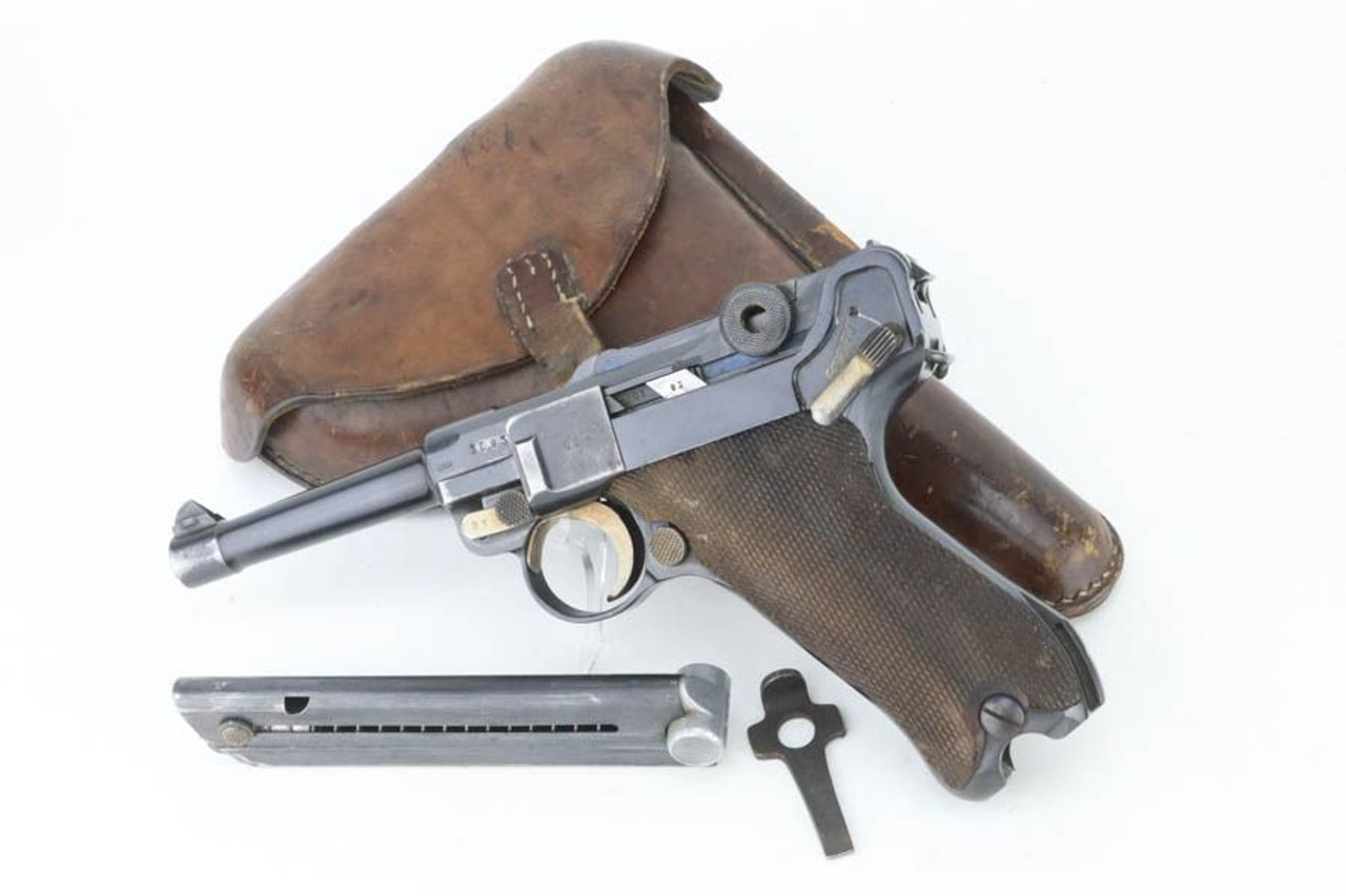 Rare, Captured 1937 Commercial Mauser Banner Luger - With Signed Provenance Letter