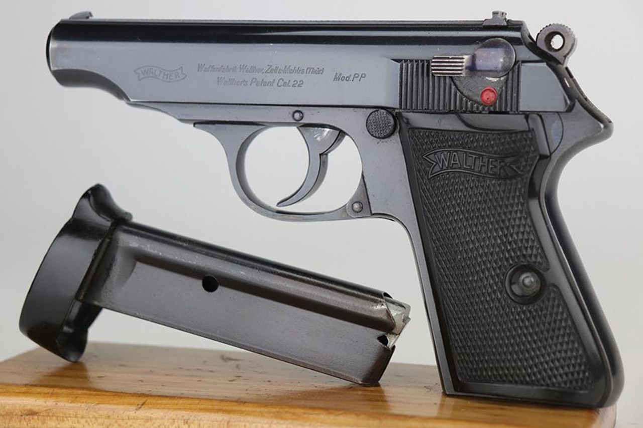 Beautiful .22 Caliber Walther PP - Rare Box Magazine - 1