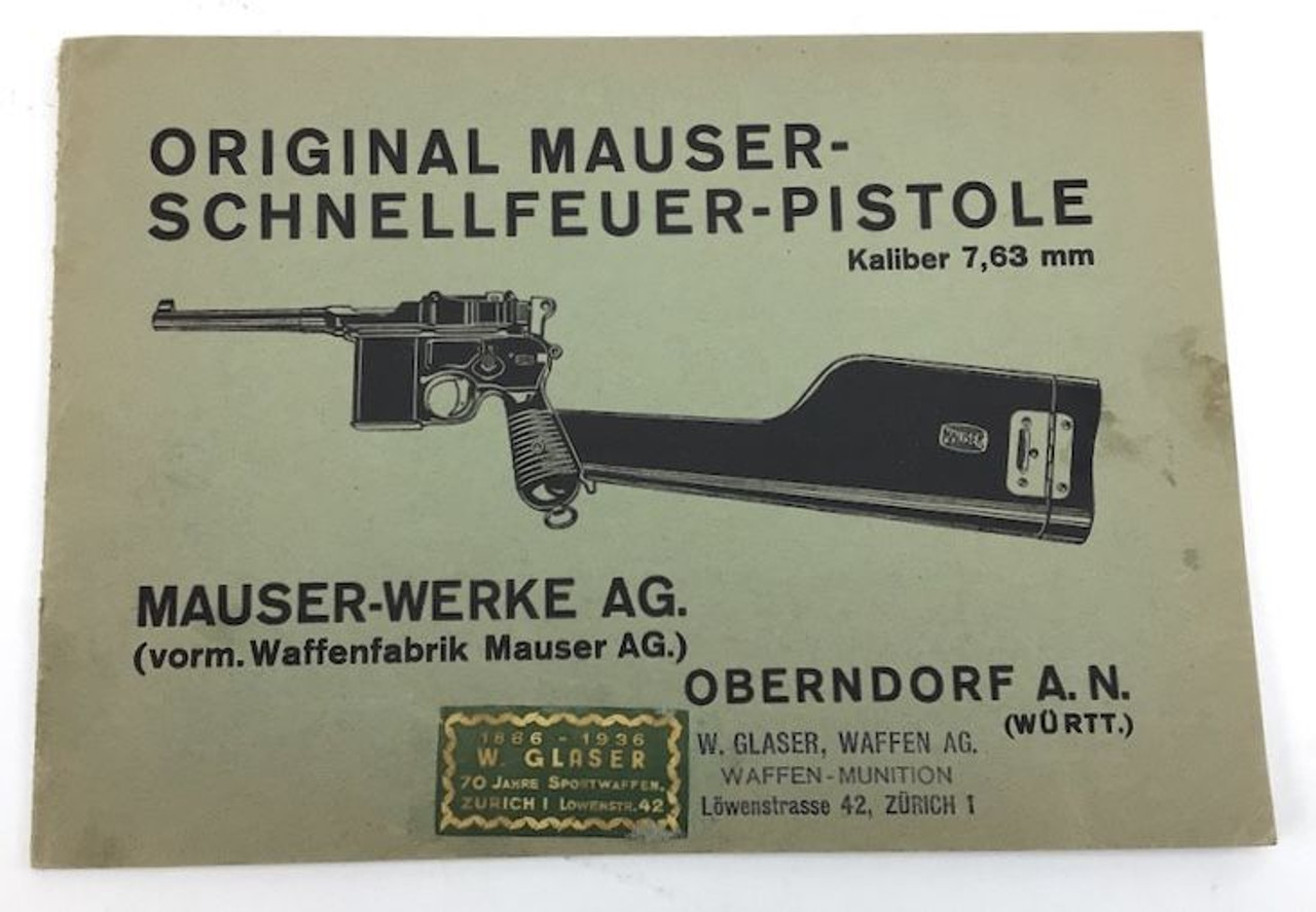 Mauser C96 Broom handle Manual - 1