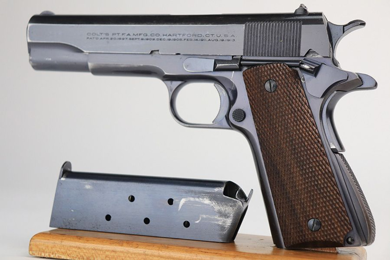 Early, Pre-War "National Match" Colt M1911A1 - Swartz Safety - 1