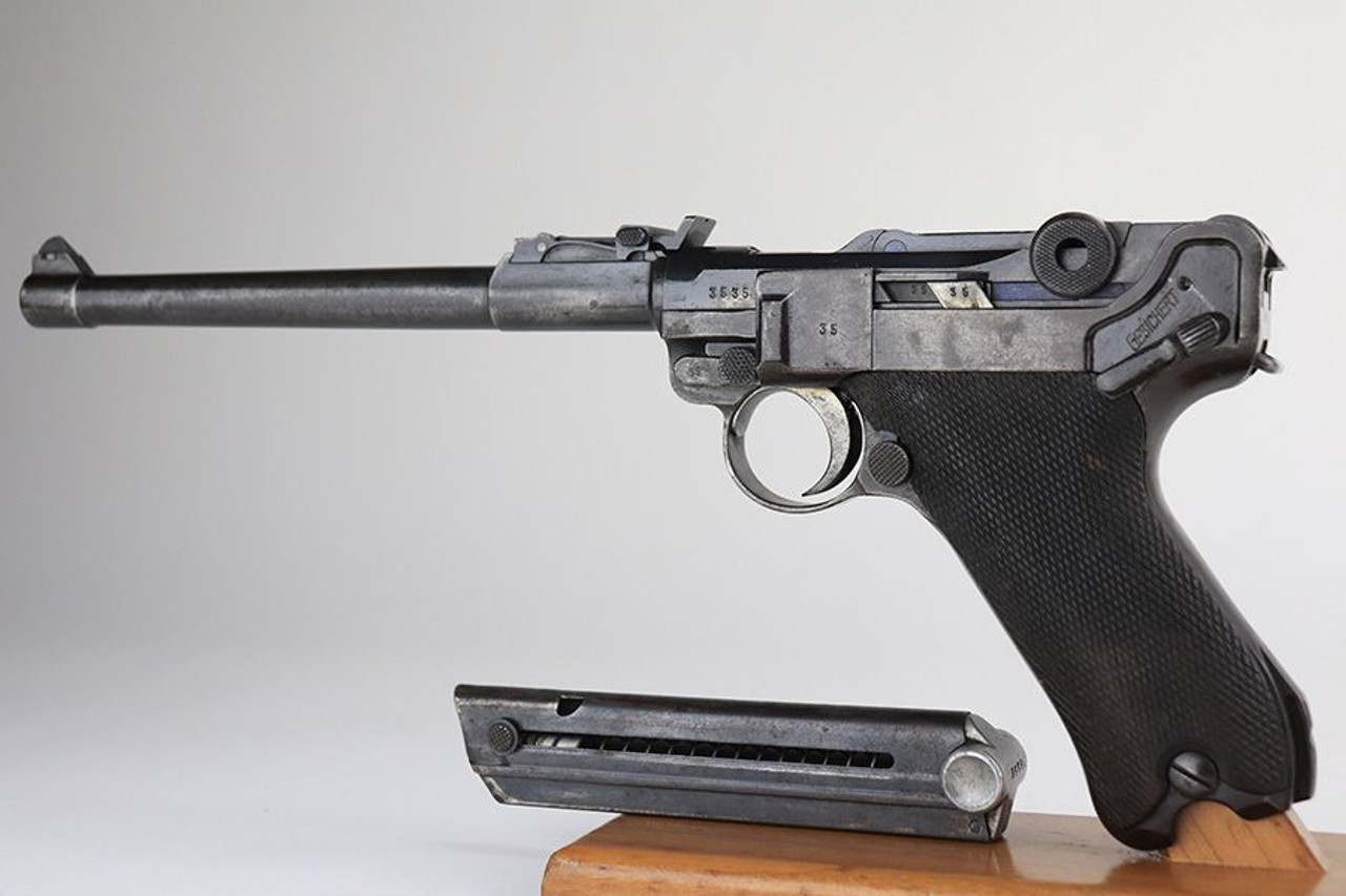 Extremely Rare Siamese Mauser Banner Artillery Luger - Matching Stock - 1
