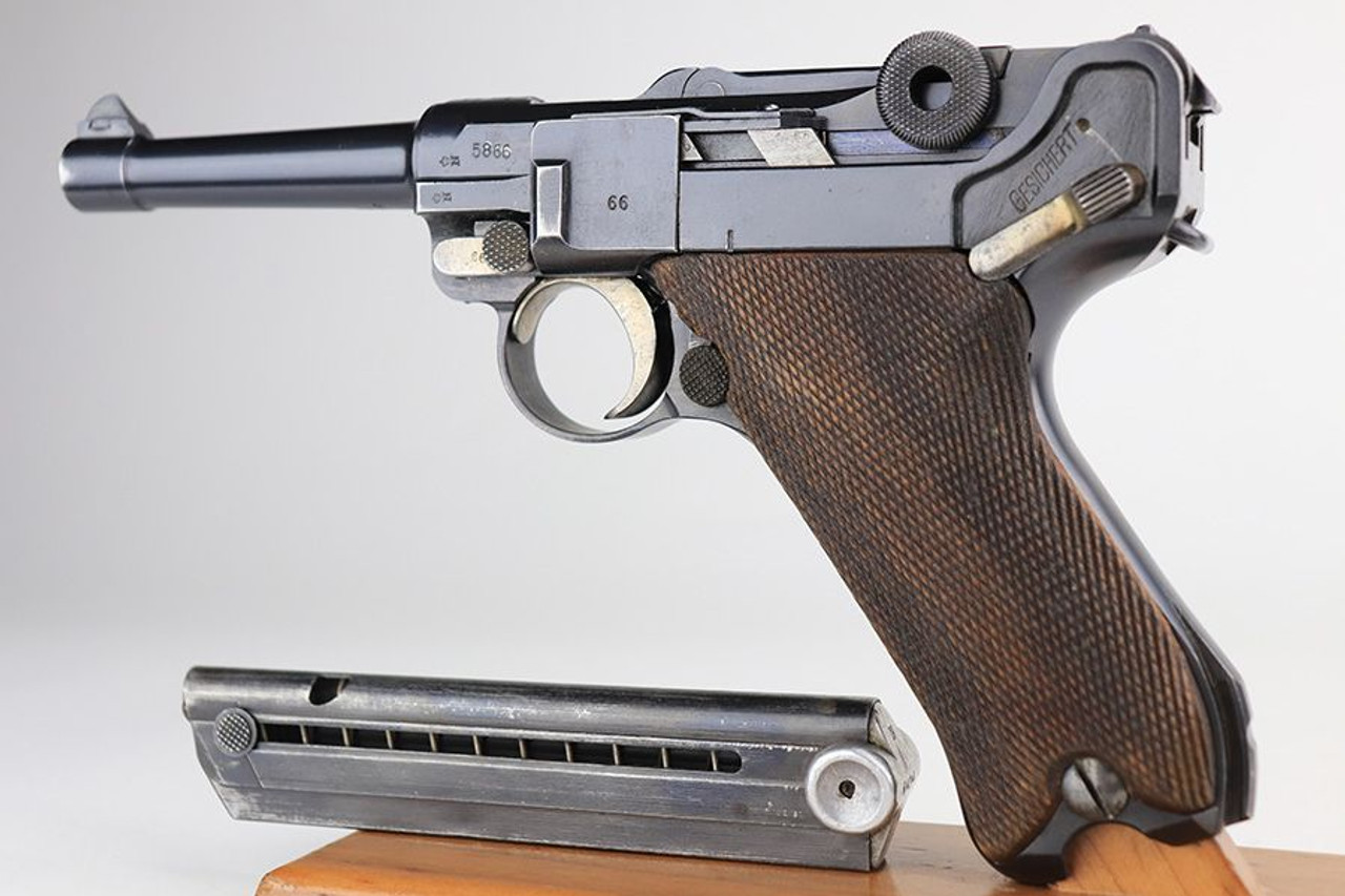 Double-Date 1918 DWM Luger - Police Rework - 1