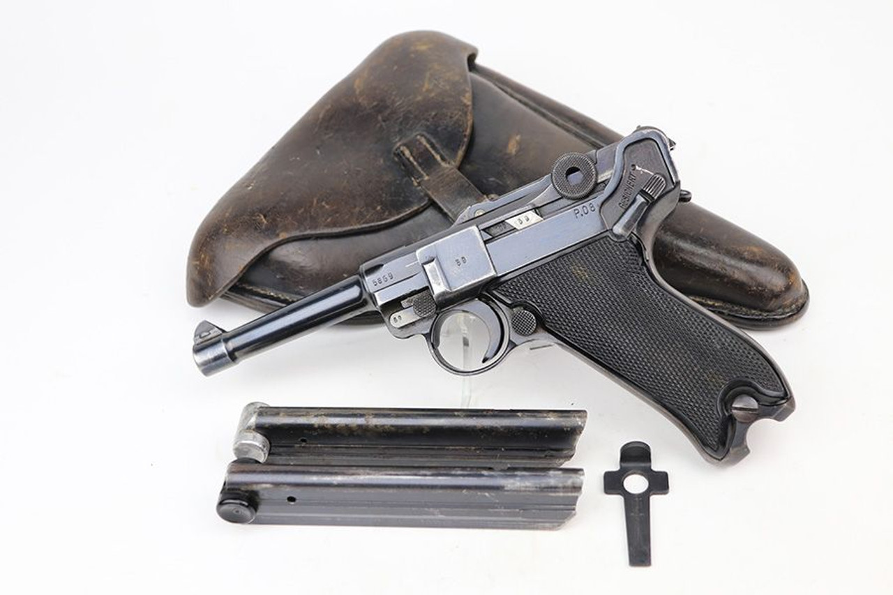 1941 Nazi "Black Widow" Mauser Luger Rig - 1