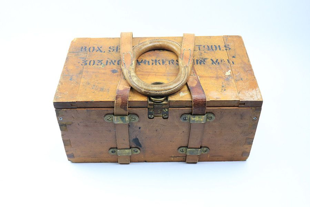 WW2 Vickers MG Gun Parts Toolbox - 1