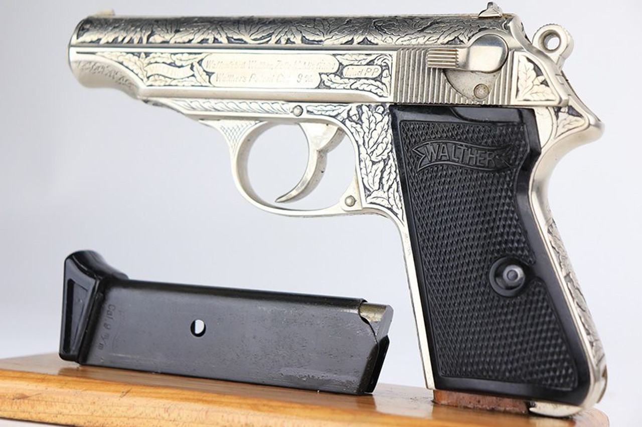 Engraved 9mm Walther PP - 1