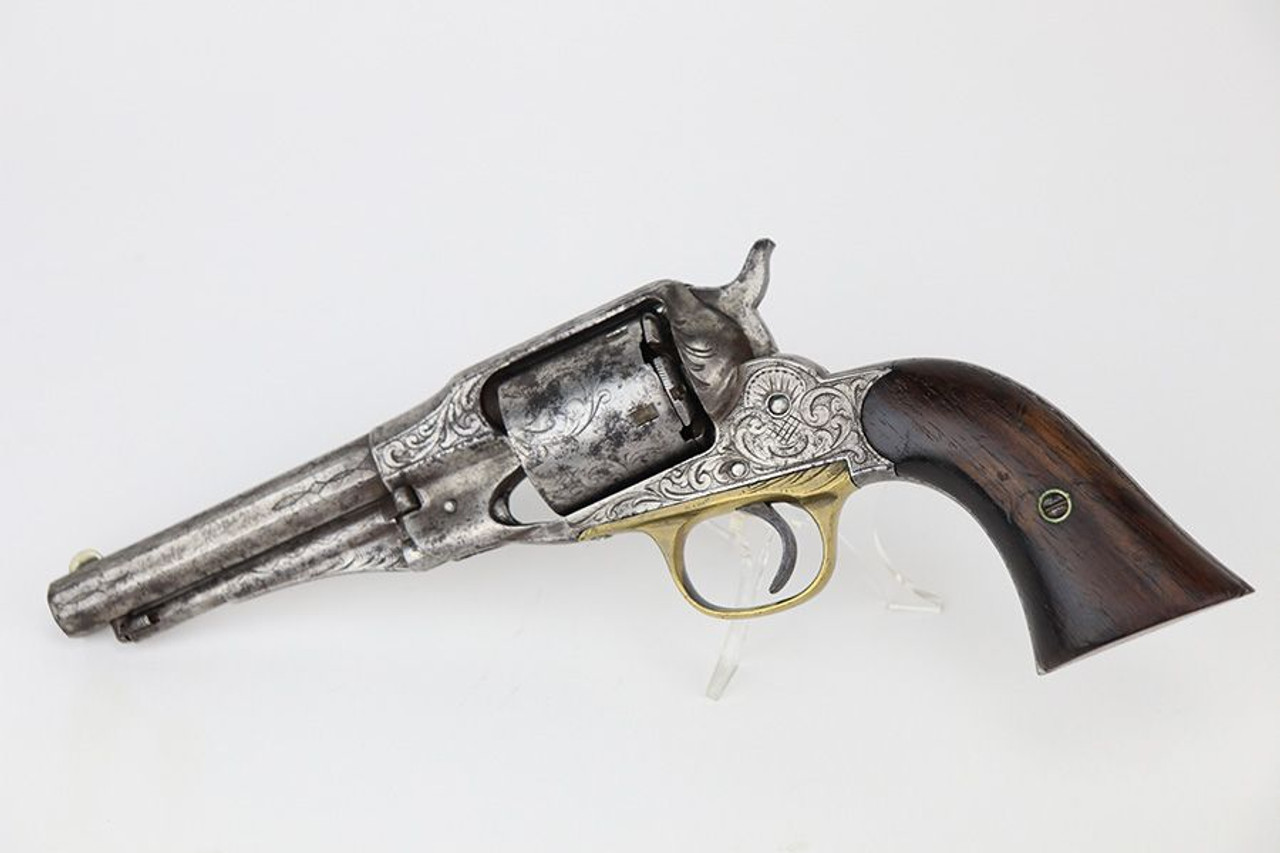 Engraved Remington New Model Police Revolver - 1