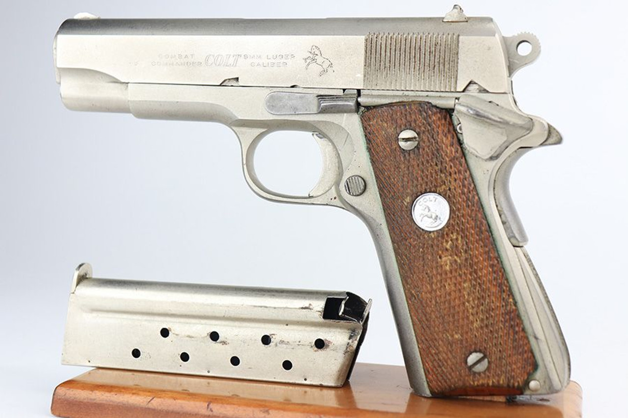 9mm Colt Commander M1911 - Scarce Satin Finish - 1