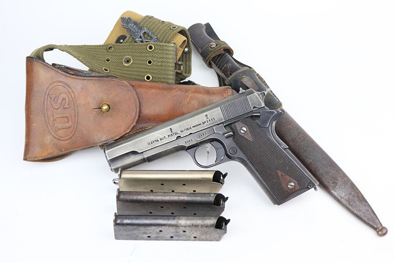 Rare, Interesting Kongsberg 1914 Rig - Bringback Grouping - 1