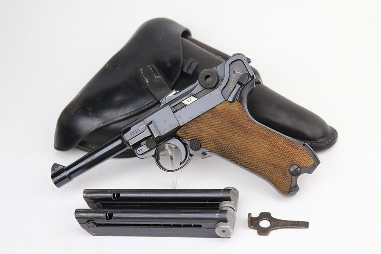 1941 Mauser Luger Rig - Two Matching Magazines - 1