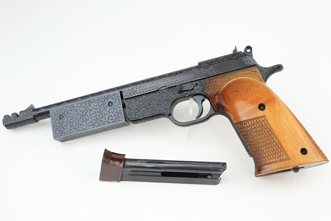 Rare, Engraved Beretta Olimpionica M949 Target Pistol - 1
