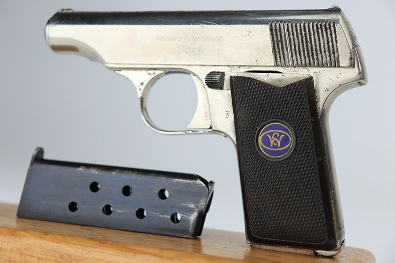 Walther Model 8 - Nickel Finish - 1