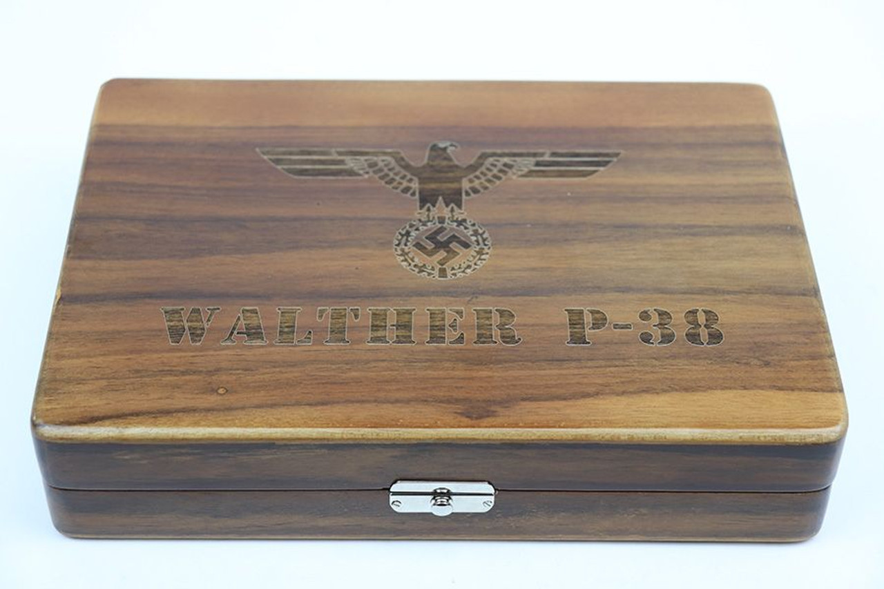 Walther P.38 Display Case - Damaged - 1