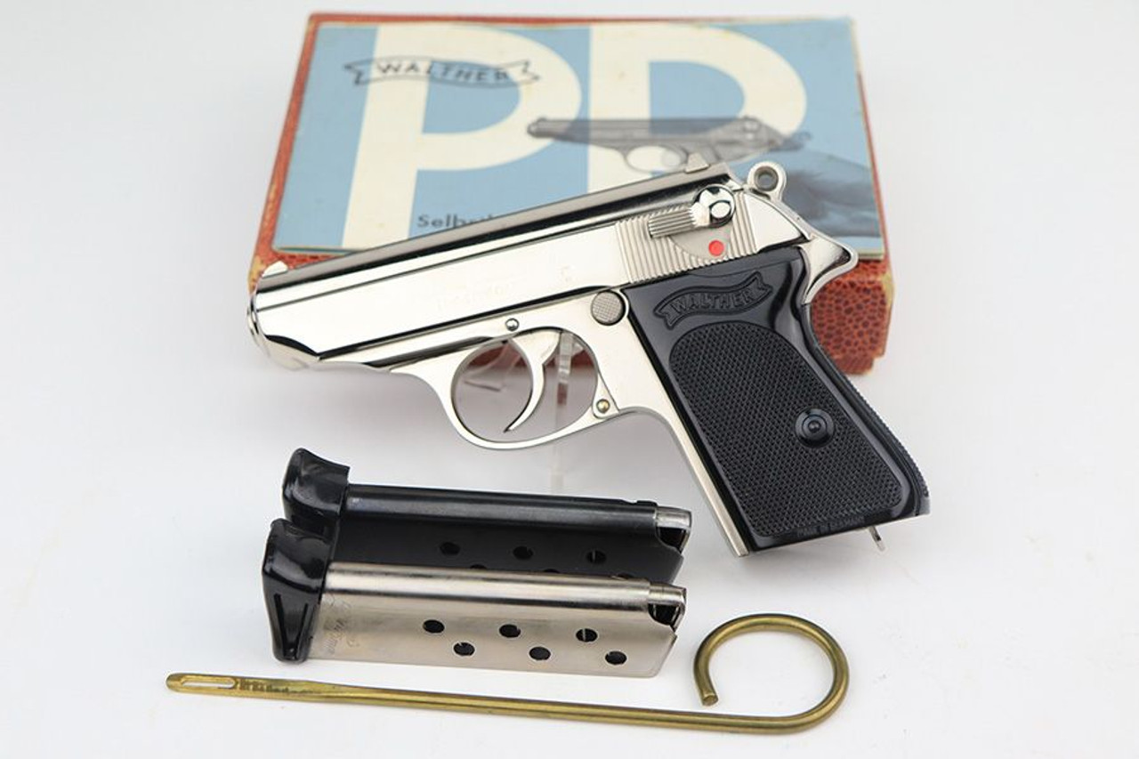 Boxed 1967 Walther PPK - Nickeled - 1