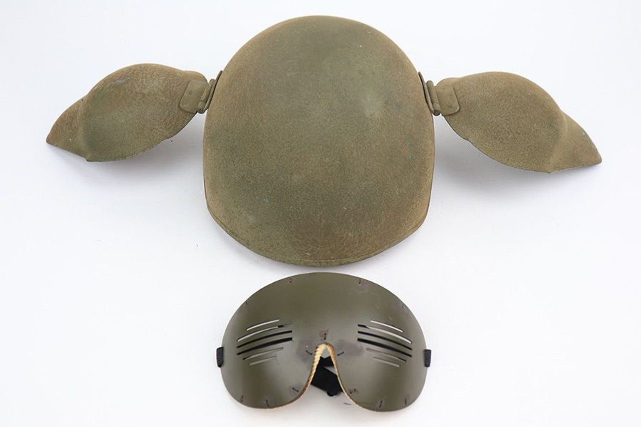US M5 Flak Helmet with Goggles - 1