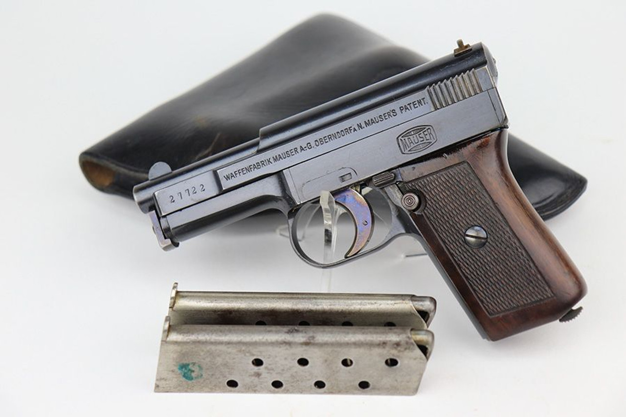 Minty, Rare Mauser Model 1910 Rig - "Side Latch" - 1